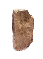 Old brick isolated