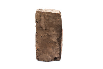 Old brick isolated