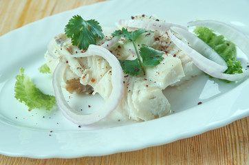 Sea bass ceviche