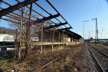 Fototapeta na wymiar Bahnhof Plochingen (Station of Plochingen)