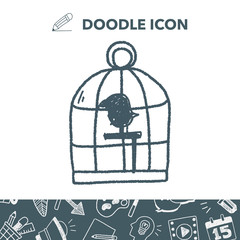 doodle birdcage