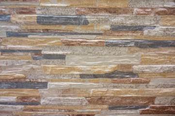 Tile stone wall pattern texture. For background or floor.