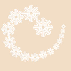 Flower pattern. Vector illustration