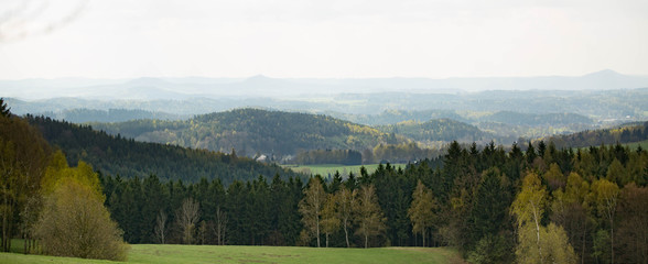 Zittauer Gebirge in der Oberlausitz