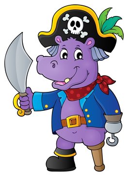 Pirate hippo theme 1