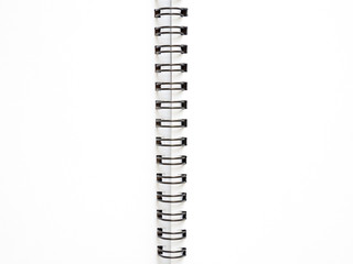 Notebook on white background..
