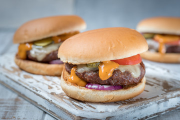 fresh tasty burger