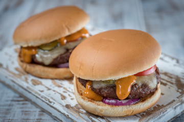 fresh tasty burger