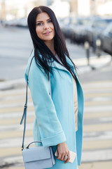 Obraz premium Portrait of attractive woman outdoors