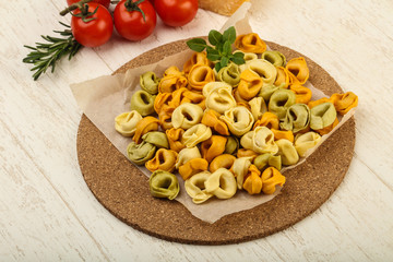 Raw tortellini