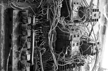 Old rusty eletrical box