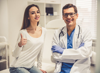 Obraz premium At the doctors