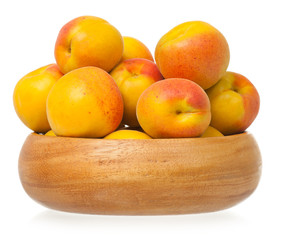Delicious ripe apricots