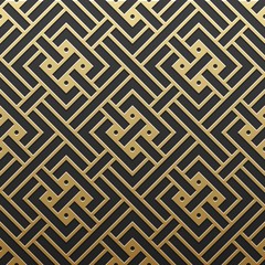 Golden metallic background with geometric pattern. Elegant luxury style.