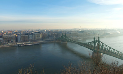Morning view in Budapest