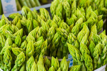 Asparagus Green Fresh Spear Bundle Closeup Texture