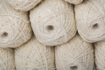 background white yarn