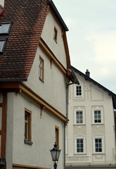 Fototapeta na wymiar Altbauten in Heidenheim
