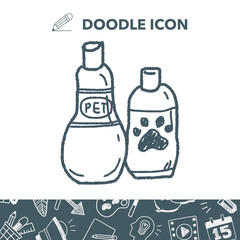 Pet shampoo doodle