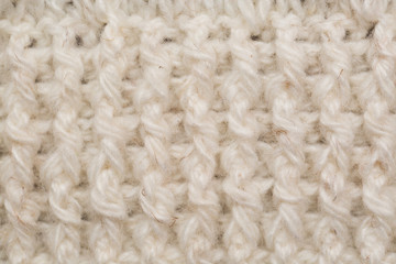 knitted fabric background texture white