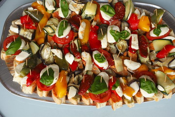 Partyspiesschen, Fingerfood