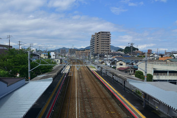 ほぼ完成した、新駅舎