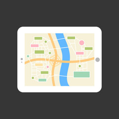 map icon vector