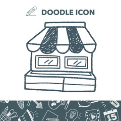 shop store doodle drawing