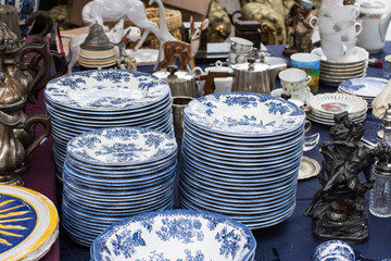 Cobalt blue porcelain