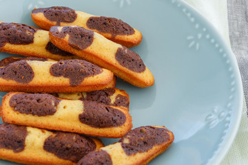 French traditional Madeleine cookies