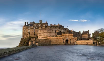 Fotobehang Kasteel Voorpoort van Edinburgh Castle