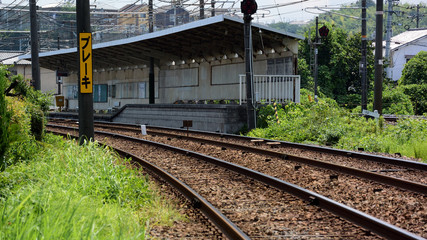 私鉄駅の情景