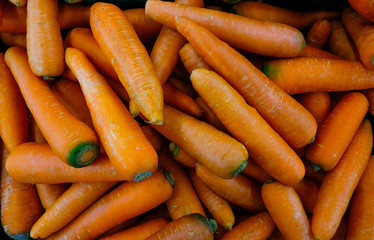 Background and texture of pile carrot.