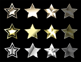 Stars of precious metals