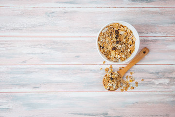Healthy breakfast - muesli
