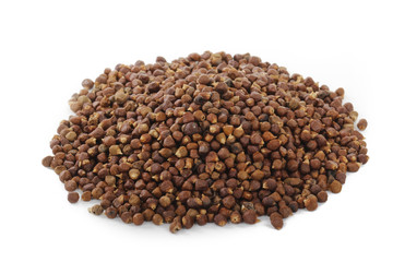 heap of Aframomum melegueta isolated