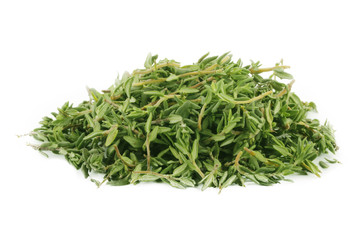 heap of thyme isolated