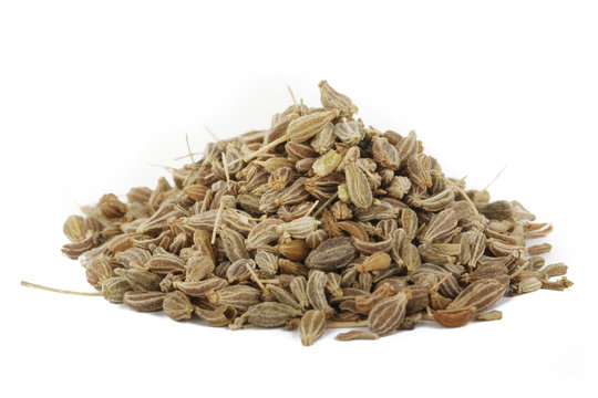 heap of anice isolated on white