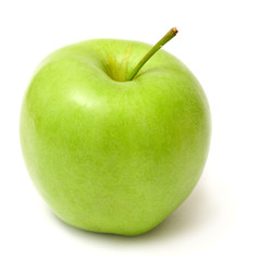 Green apple isolated on white background