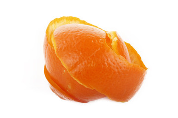 rind of orange isolated