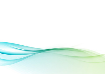 Fresh spring abstract modern card layout