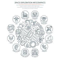 Space Exploration Infographics