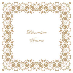 Decorative square frame