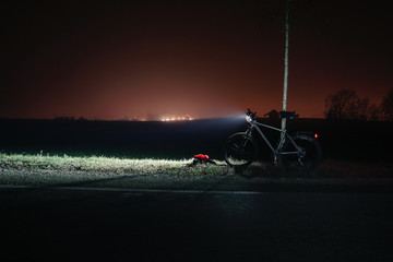 Bicycle by night