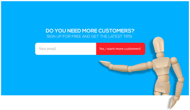 Banner design for search More customers.