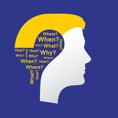 Concept of question.