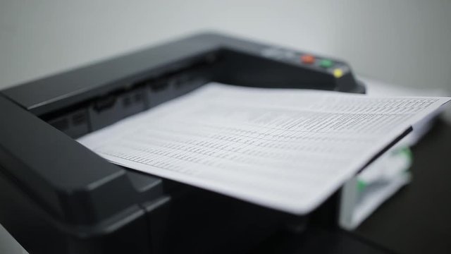 Printing a document on the printer