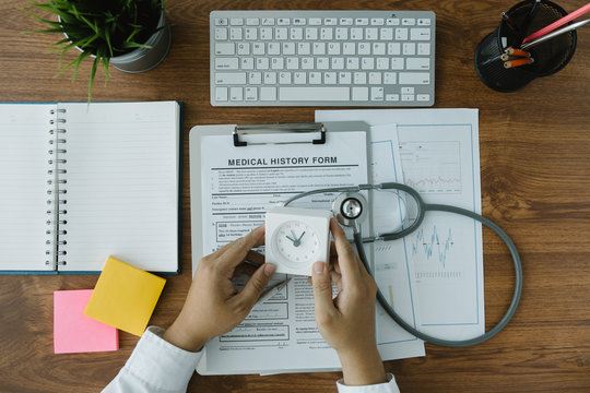 Doctor workplace in officeDoctor workplace in office