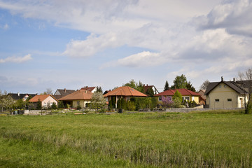 Fototapeta na wymiar Spring in hungarian countryside