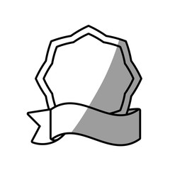 romantic label ribbon decoration vector illustration eps 10